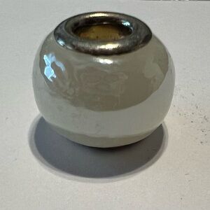 💥New Glass Creamy White Charm Bracelet Bead Accessory Jewelry Women Accent